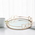 thumbnail image 4 of Maoww Mirror Plate Cosmetics Storage Tray Wedding Perfume Storage Tray 300mm, 4 of 8