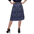 thumbnail image 3 of Moomaya Jupe Imprimée pour Femmes en Poly Spandex Tenue Décontractée Jupe d'Été pour Filles, 3 of 5