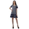 thumbnail image 4 of Moomaya Tenues d'Été Coton Flex Imprimées Robes Courtes pour Femmes Tenue Décontractée, 4 of 4