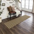 thumbnail image 3 of Mohawk Home Lewis Diamond Near Black/Tan Tufted Polyester Area Rug, 3 of 8
