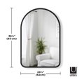 thumbnail image 4 of ARCHED - Miroir mural cintré 86x91cm, 4 of 4