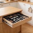 thumbnail image 1 of Expandable Kitchen Utensil Drawer Tray | Adjustable Silverware Organizer with Compartments | Kitchen Cutlery Storage Box for Forks, Knives, and Spoons | Home Drawer Organization Solution, 1 of 6