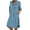 Light blue, variant on Ketyyh-chn99 Casual Dresses for Women Sun Dress Dresses for Women Casual T-shirt Dresses Long Sleeve Boho Beach Dress Navy,XL