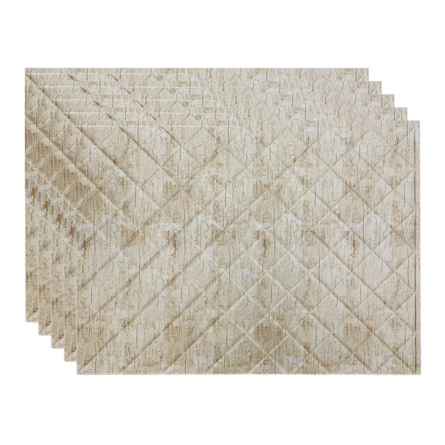 Fasade 18in x 24in Quilted Vintage Metal Backsplash Panel 5 Pack