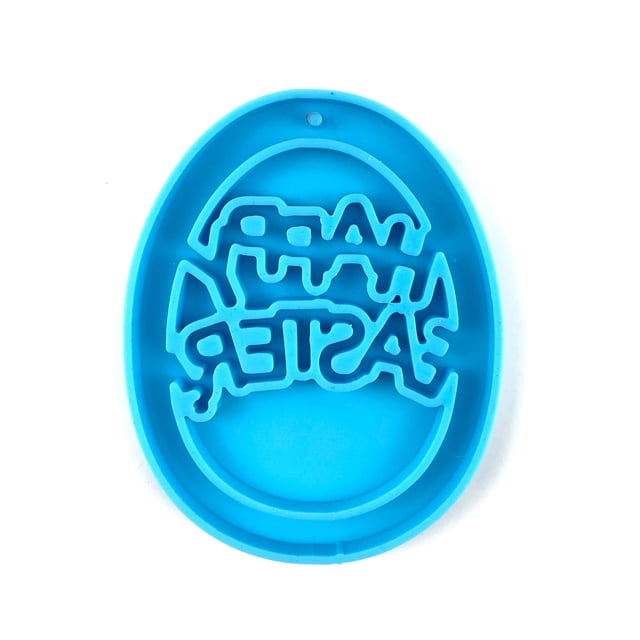 Moules en Résine Silicone Porte-Clés Pâques Porte-Clés Anneau Pendentif Moules en Résine Époxy Moule en Silicone de Pâques Moules en Silicone pour Résine Porte-Clés Moules en Résine Époxy Silicone