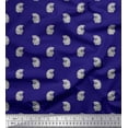 thumbnail image 1 of Soimoi Silk Fabric Paisley Block Print Fabric by Yard 42 Inch Wide, 1 of 1