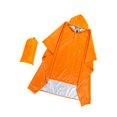 thumbnail image 4 of Tachiuwa Rain Poncho Water Resistant Emergency for Climbing Outdoor Activities Riding Orange, 4 of 9