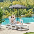 thumbnail image 3 of Boutique Home Octagonal Parasol with Carry Bag (No Base), Grey, 3 of 9