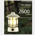 thumbnail image 4 of Wzzjkit Lampe de Camping Extérieure Maison Cob Rétro Lanterne Cheval Portable Étanche Multifonctionnelle Lampe de Tente de Camping, 4 of 9