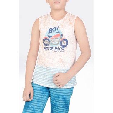 BOYS T-SHIRT KNIT ORANGE