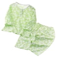 thumbnail image 2 of Tenue d'Intérieur d'Été à Manches Courtes Imprimée pour Garçons et Filles, 2 of 5