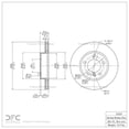 thumbnail image 4 of Dynamic Friction Disques de Frein avant Revêtus GEOSPEC de l'Entreprise 604-31027 (1), 4 of 4