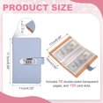 thumbnail image 2 of Uxcell 100 Envelope Challenge Binder, PU Leather Envelope Savings Challenge Book with Password Lock Money Saving Binder with Horizontal Insert for Budgeting Saving Expense, Purple, 2 of 7