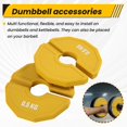 thumbnail image 3 of 2PCS Gym Micro-Type Plates Dumbbell Fractional Weight Plate Rubber Fractional Weight Plates Add-on Aperture 35mm 0.5KG, 3 of 7