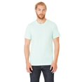 thumbnail image 1 of BELLA+CANVAS T-Shirt Jersey CVC pour Homme, G, Menthe Chiné, 1 of 3