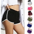 thumbnail image 4 of 1 Pce Shorts de Sport pour Femmes Shorts Rétro Shorts de Yoga Actifs Pantalons avec Bords Colorés, 4 of 6