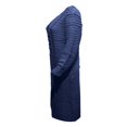 thumbnail image 4 of Women Long Sleeve Knitted Dress Crochet Pattern Solid Ribbed Casual Dress, 4 of 5