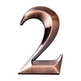 thumbnail image 2 of Vaidha Black Modern House Numbers Mailbox Numbers 0-9 Self-Adhesive Street Door Home Address Metal Numbers For Outside Or Inside Signs Easy Install, 2 of 3