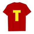 thumbnail image 4 of TZEWGL Cute Shirt For Kid Letter Printed Short Sleeve Print Crewneck Top For Newborns size 6-7T, 4 of 4