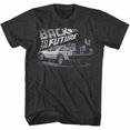 thumbnail image 1 of Back To The Future T-Shirt pour Adulte Noir Chiné Bttf Délavé, 1 of 1
