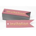 thumbnail image 2 of Inkdotpot Pack Of 50 Invitation Party Favor Paper Tags Craft Real Gold Foil Hang Tags, 2 of 6