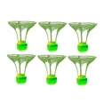 thumbnail image 3 of Almencla 6Pcs LED Badminton Balls Shuttlecocks with Light for Beaches Garden Backyard Green, 3 of 8