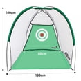 thumbnail image 3 of Filet d'Entraînement de Golf 1 m*1 m, Filets de Golf pour Conduite dans la Cour Arrière, Filet de Coupe de Golf, Filet de Golf pour Entraînement Intérieur, Terrain de Jeu, Balançoire et Signal, 3 of 9