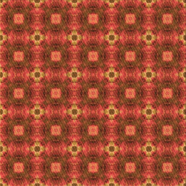 Ahgly Company Tapis d'Intérieur Lavable à la Machine, Carré, Transitionnel, Orange Rouge Orange, Tapis de Zone, 4 Pieds Carré