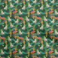 thumbnail image 1 of oneOone Rayon Dark Green Fabric Tropical Sewing Material Print Fabric By The Yard 56 Inch Wide, 1 of 5
