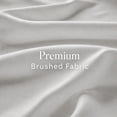 thumbnail image 3 of Swift Home Ensemble housse de couette unie ultra douce, Lit simple, Gris pâle, 3 of 6