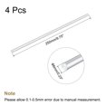 thumbnail image 2 of Unique Bargains Round Solid Aluminum Rod 6mm Dia.250mm Length Lathe Bar Stock for DIY Craft 4pcs, 2 of 5
