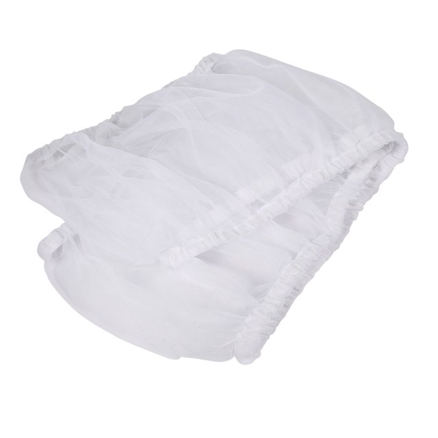 Large Size Ventilated Nylon Bird Cage Cover Seed Catcher, Soft, Breathable and Washable, 4 Colors Available, Keep Your Floor Clean, Bright Interior for Your Bird Cage
