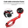 thumbnail image 4 of relayinert Support de Montage pour Appareil Photo d'Ordinateur de Vélo, Support Polyvalent pour Vélo en Alliage d'Aluminium, Support de Torche pour Cellulaire, Accessoire, Rouge, 1 Ensemble, 4 of 6