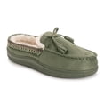 thumbnail image 1 of MUK LUKS Ladies Boat Mule Slippers Olive, Sizes 5-10, 1 of 8