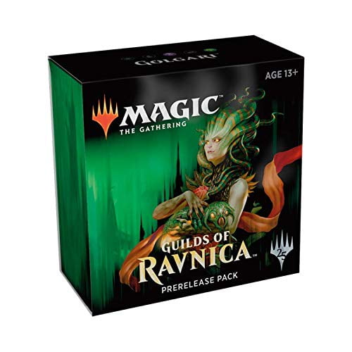 Magic The Gathering : MTG : Guilds of Ravnica Pack de Pré-Lancement Golgari (Promo Pré-Please + 6 Boosters + Compteur Spindown d20) Kit