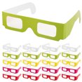 thumbnail image 1 of Shisuyan 3D Glasses Yellow 30Pcs Light Transformation, 1 of 8