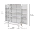 thumbnail image 3 of HOMCOM Armoire de Rangement pour Garde-Manger de Cuisine avec Étagères à 4 Niveaux, 8 Porte-Épices, 3 of 10