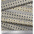 thumbnail image 3 of Soimoi Polyester Crepe Fabric Aztec Geometric Print Fabric by Yard 52 Inch Wide, 3 of 3