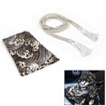 thumbnail image 1 of Universal Gear Shift Knob Boot Dust Cover, Canvas Fabric Gear Shifter Knob Boot Cover, Rope Fixed, Japanese Style Gear Shifting Accessories, 1 of 6