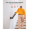 thumbnail image 2 of VEVOR 3ft Wall Mounted Stair Handrail Black Iron 250lbs Load Capacity Square Tube, 2 of 9