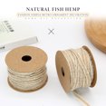 thumbnail image 4 of Corde en Toile de Jute Ruban en Toile de Jute Rouleau de Ruban d'Emballage en Toile de Jute, 4 of 6