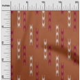 thumbnail image 1 of oneOone Polyester Lycra Fabric Arrow Sign Kasuri Print Sewing Fabric BTY 56 Inch Wide, 1 of 4