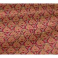 thumbnail image 5 of Tissu Jersey Viscose Pomme Damas & Imprimé Floral BTY 60 Pouces de Large, 5 of 5
