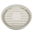 thumbnail image 4 of Unique Bargains 4.7' Plastic Round Waved Base Plant Pot Saucer Drip Tray, Gray 3 Pack, 4 of 5