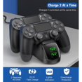 thumbnail image 2 of Station de Charge de Manettes APPIE Compatible avec PS5, Socle de Charge Double pour Manette, Charge Rapide USB Compatible avec Accessoires de Console de Jeu Dualsense PS5, 2 of 7