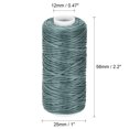 thumbnail image 3 of Unique Bargains Pastel Blue Polyester Waxed Leather Sewing Thread, 55 Yards, 3 of 6