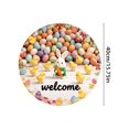 thumbnail image 3 of TIELUTT Round Easter Bunny Shaped Welcome Mat 2026 Easter Absorbent And Wear Mat Round Easter Rug Sizes 40CM/60CM/80CM Fuzzy Couch Blanket Area Rug And Set Blankets Dark Throw Decorative Throw Blanket, 3 of 8