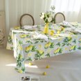thumbnail image 1 of Yellow Lemon with Light Gray Background Table Cloth 60x102 Inch - Waterproof Lemonade Tablecloth - Washable Lemons Print Table Covers, Lemon Theme Birthday Party Wedding Table Décor, 1 of 5