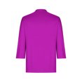 thumbnail image 3 of FAIWAD Womens 3/4 Sleeve Tunic Tops Solid Color Round Neck Shirt Soft Lightweight Loose Top with Chest Pockets, 3 of 5