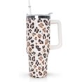 thumbnail image 1 of Gobelet 40 Oz avec Poignée et Paille Isolé Double Paroi en Acier Inoxydable Tasse de Voyage Boîte Cadeau Gobelet Réutilisable Tasse de Café de Voyage pour Bureau Tasse de Bière Isolée Portable pour Boissons Chaudes et Froides, 1 of 5